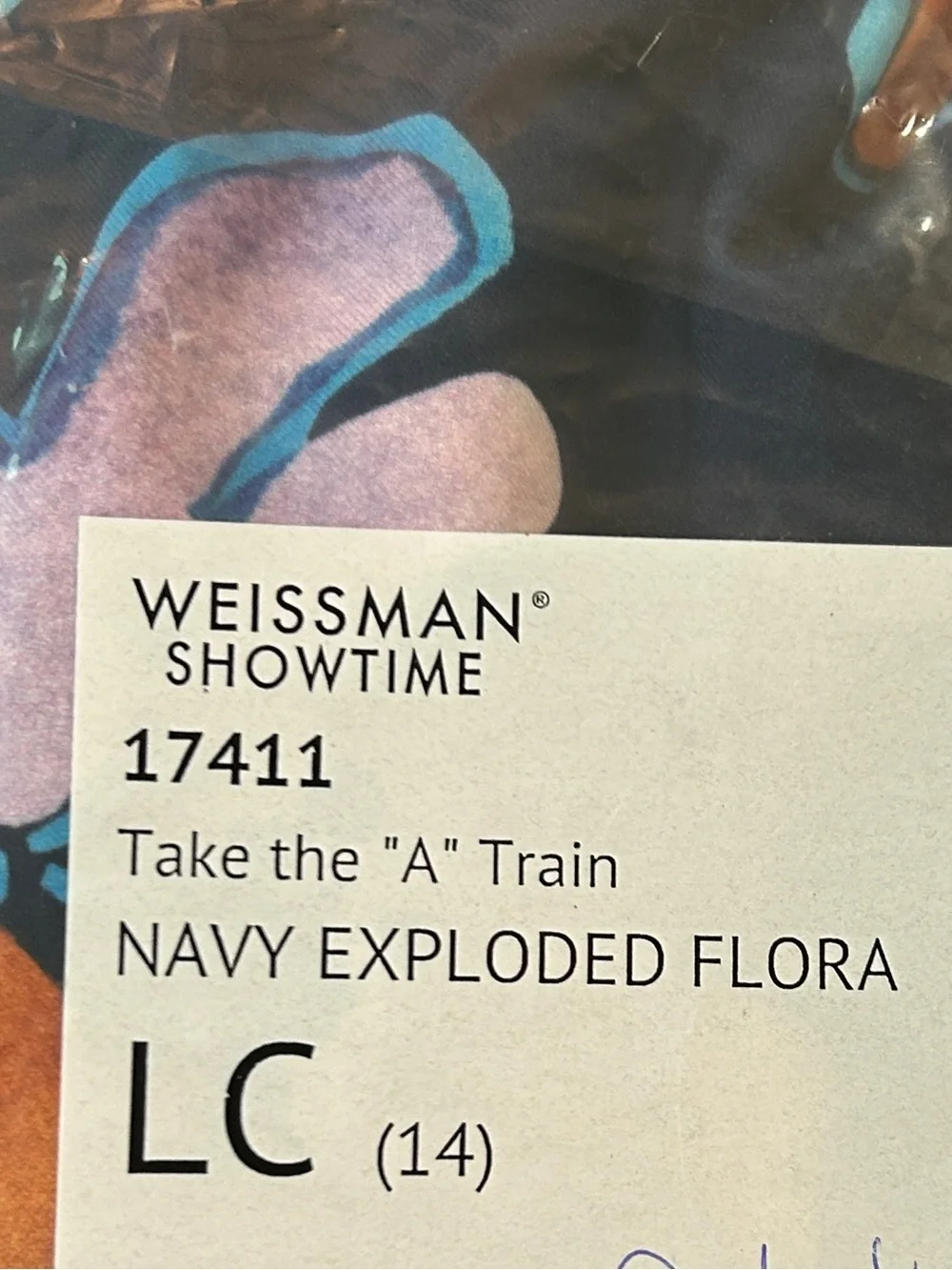 Weissman “Take the A Train” in Navy Floral